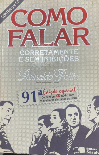 Livro Como Falar Corretamente E Sem Inibições - Polito, Reinaldo [2000]