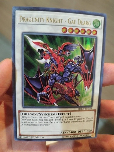 Yu-gi-oh! Dragunity Knight - Gae Dearg Bllr-en059 1st Ed