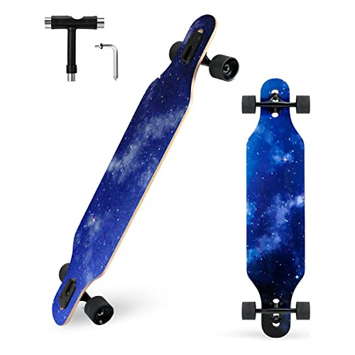 Tlhb Longboard Skateboard, 41 Inch Drop Through Longboard Co