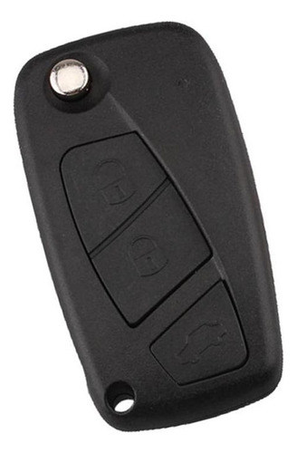 Case Shell Negro Carcasa Para Llave De 3-botón Para Panda