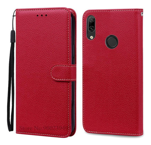 Para Funda De Piel Tipo Cartera Para Huawei Y7 Dub-lx1