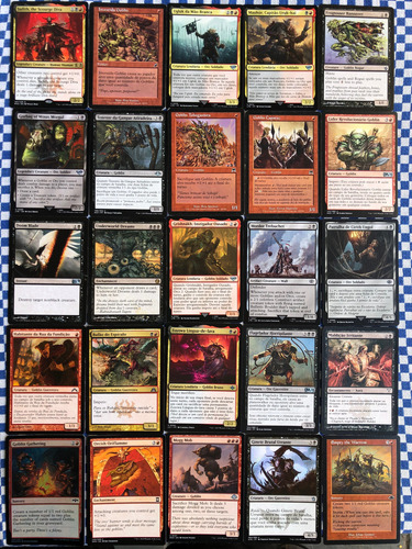 Deck Commander Goblins Orcs Rakdos Aggro Magic The Gathering 83 Inglês E Português (Usado)