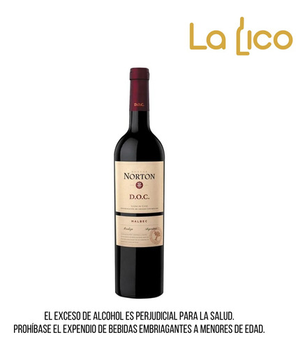 Norton Doc Malbec 750ml - mL a $99