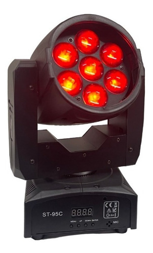 4 Mini Moving Rgbw 7x15w C/zoom Iluminação Wash + Mesa Dmx