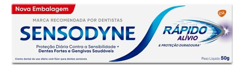 Sensodyne Rápido Alívio 50g Kit C/24