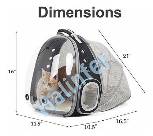 Mochila Expandible Para Gatos, Capsula Espacial