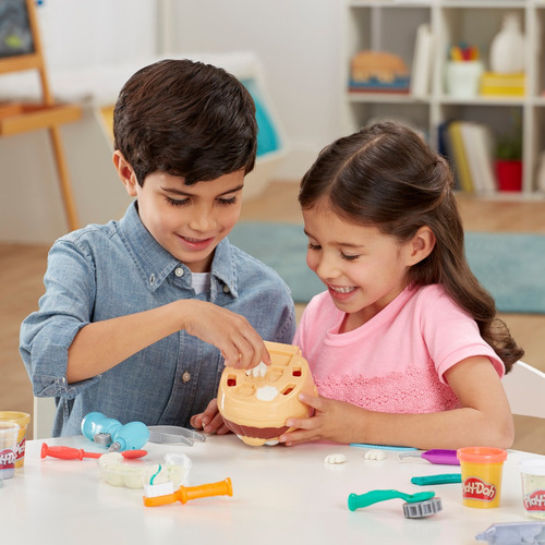 Imagen 9 de 10 de Play Doh Dentista Bromista Taladra Y Rellena Plastilina