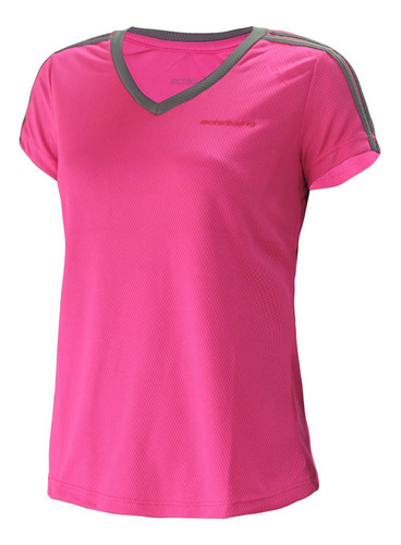 Camiseta Básica Deportiva, Color Fucsia Para Mujer