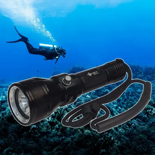Lanterna De Mergulho Cree Led T6 Bing Gb-560 A Prova D'água