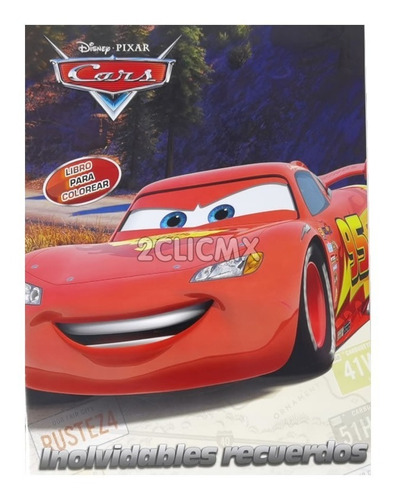 Libros Colorear Cars 3  #1 16 Pg  10 Pzs