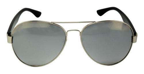 Lentes De Sol Estilo Aviador Polarizados Negro Hombre Mujer