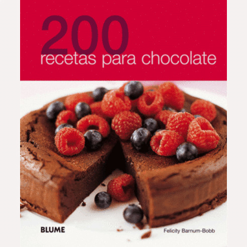 Libro 200 Recetas Para Chocolate