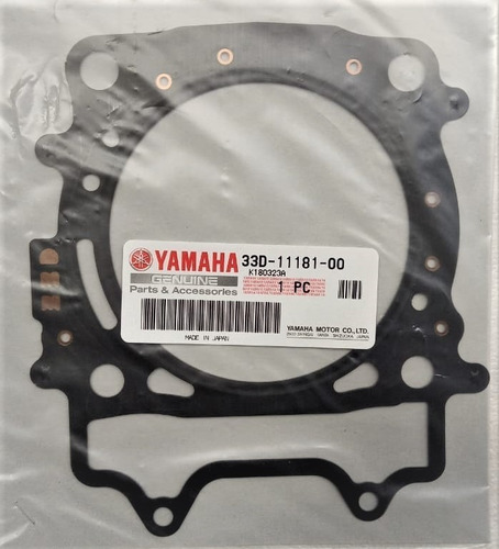 Junta Tapa Cilindro Yamaha Yz450f Cod. 33d-11181-00