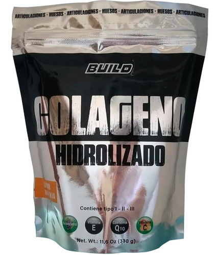 Colageno Hidrolizado 30 Serv Vitam E C Resveratrol Q10 Build