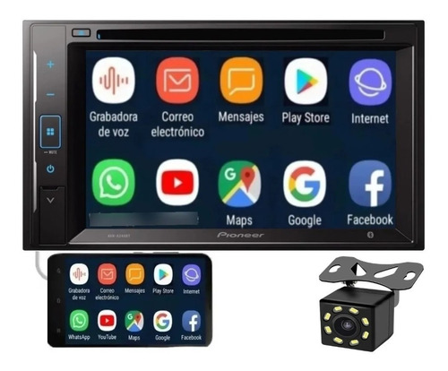 Estereo Pioneer Avh-a215bt Mirrorlink Y Camara De Reversa