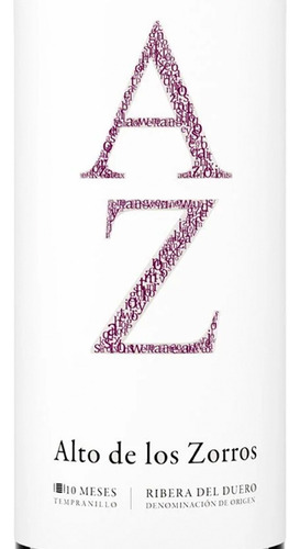 Pack De 2 Vino Tinto Alto De Los Zorros 10 Meses 750 Ml