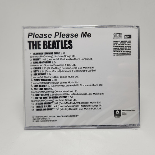 Cd The Beatles - Please Please Me