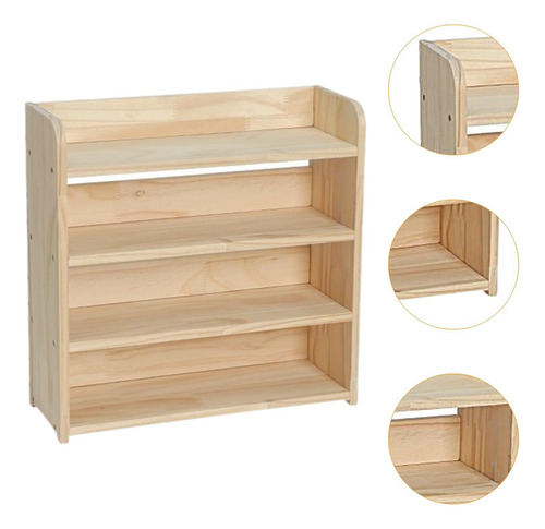 Tabletop Storage Rack De De Decorativo Figuras 4 Capa