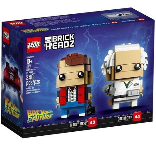 Lego Brick Headz 240pzs Marty Mcfly & Doc Brown 41611