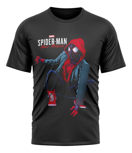 Remera Miles Morales Into The Spider Verse Dtf#1903