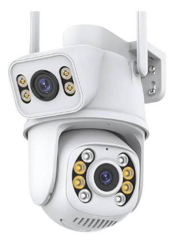 Cámara de seguridad  Wonsdar XM08-8MP-WIFI Wireless con resolución de 8MP visión nocturna incluida blanca