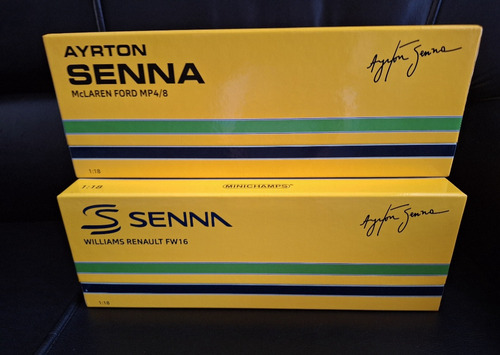 F1 Mclaren Mp4/8 E Fw16 Ayrton Senna 1/18 Minichamps
