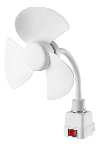 Ventilador Universal Atornillable E27, Techo Con Base De Ros