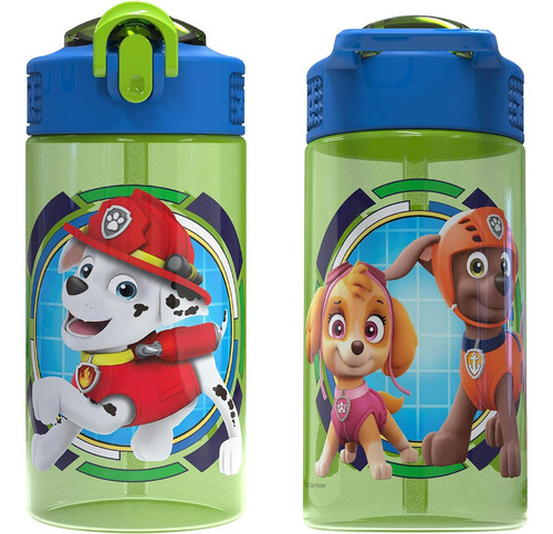 Botella de plástico Zak Designs Paw Patrol con capacidad de 473.176mL paw patrol color paw patrol
