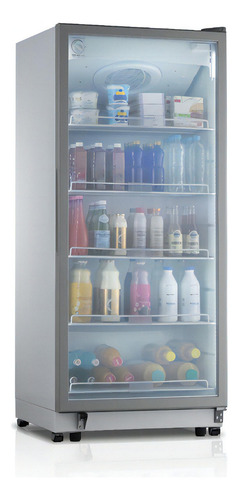 Vitrina Refrigeradora Indurama 380 L Luz Led! No Frost Color Blanco