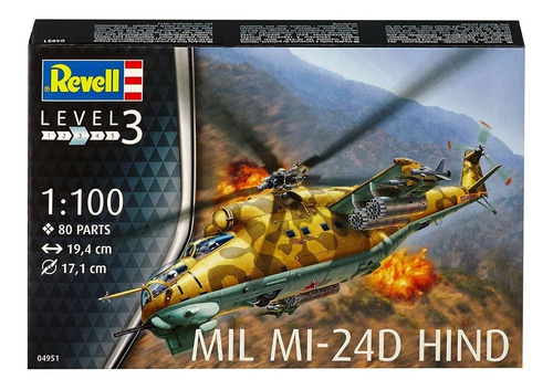 Maqueta Revell - Mil Mi-24d Hind - 1:100