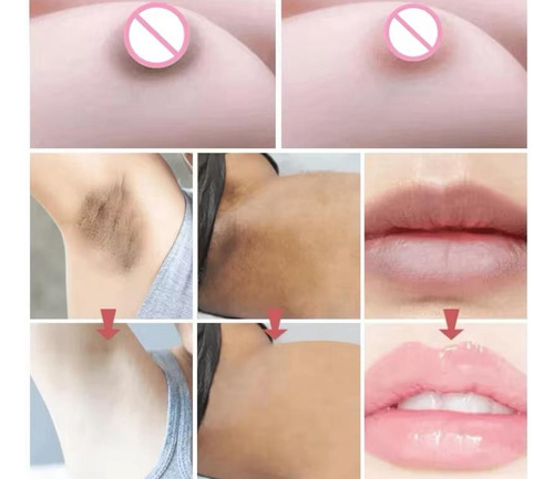 Crema Blanqueadora Vegano Axilas Codos Partes Intimas