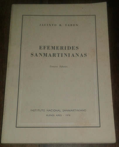 Efemérides Sanmartinianas - Jacinto Yaben