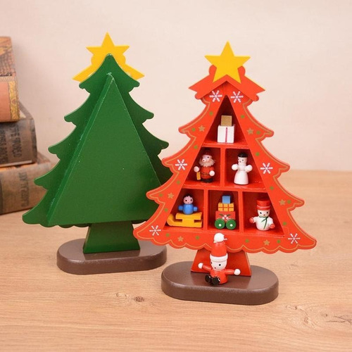 Imagen 4 de 6 de Árbol Navidad Juguete Navideño Madera, Deco Tendencia