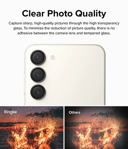 Vidrio Templado Camara Ringke Para Samsung S23 Plus Ultra