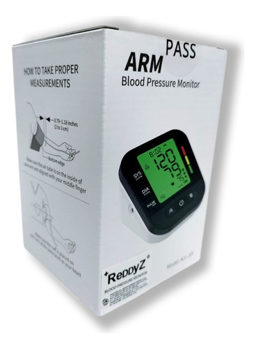 Tensiómetro De Brazo Reddyz Aoj-30f Uso Domestico