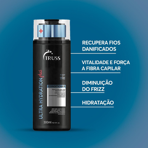 Kit Ultra Hydration Plus Truss Shampoo Cond. Uso Obrigatório