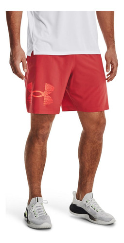 Short Red Hombre Ua Woven Graphic Sho 1377139-638-re9