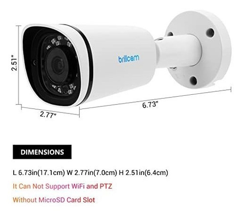 8ch 5mp Poe Camara Seguridad Para Hogar 4pcs Cable Ip 8