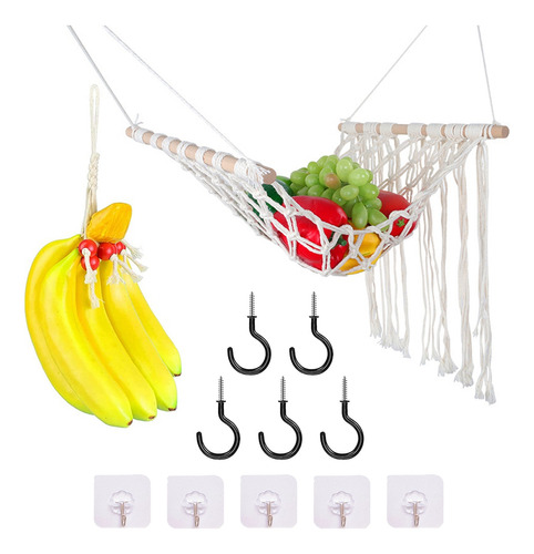 Hamaca De Macramé Con Forma De Fruta Para Debajo Del Armario