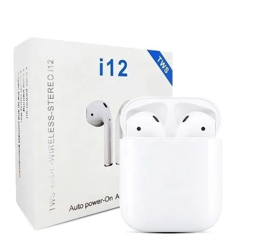 Auriculares Inalámbricos Bluetooth I12 Blanco 5.0