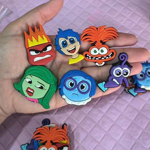 Kit 6 Pins Bottons Emborrachados Para Crocs - Disney