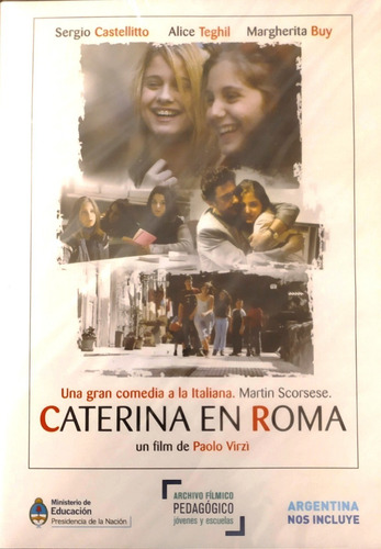 Caterina En Roma - Dvd Nuevo Original - Paolo Virzi