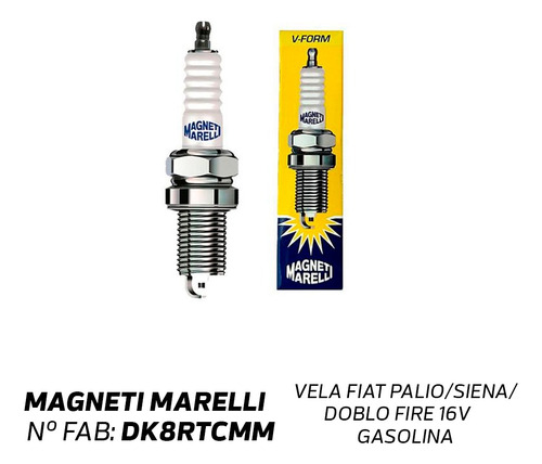 Vela Fiat Palio/siena/doblo Fire 16v    Gasolina