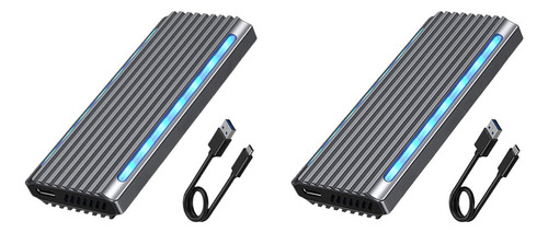 Aluminum Alloy M.2 Nvme Sata External Ssd Adapter