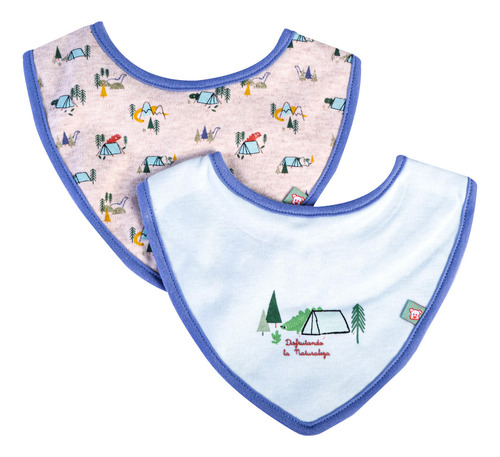 Set 2 Pzas Bandana Bebé Niño Multicolor Pillin (pvx230sur)