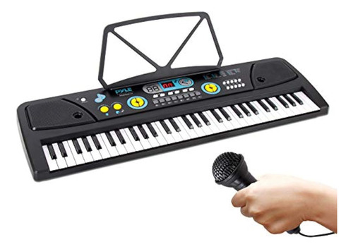 Teclado Digital Niños Portatil De Aprendizaje Principiantes Black