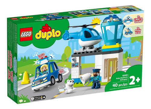Lego Duplo Comisaría De Policía Y Helicóptero