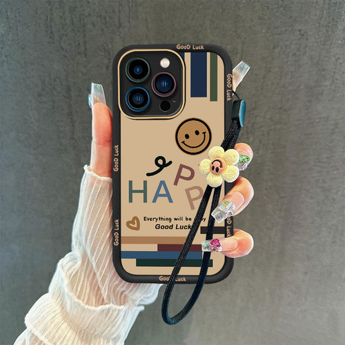 Carcasa Para Infinix Colorful Simplicity Happy With Chain