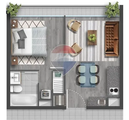 Departamento Nuevo, Con Bono Pie 20%, Aprobacion 80% Banco.