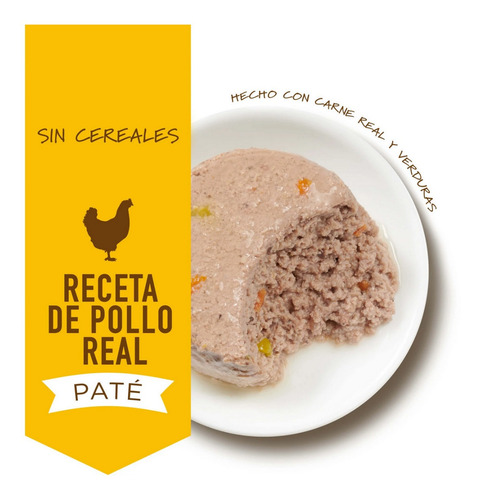 Imagen 2 de 5 de Alimento Húmedo Instinct Lata De Pollo 85g Para Gatos